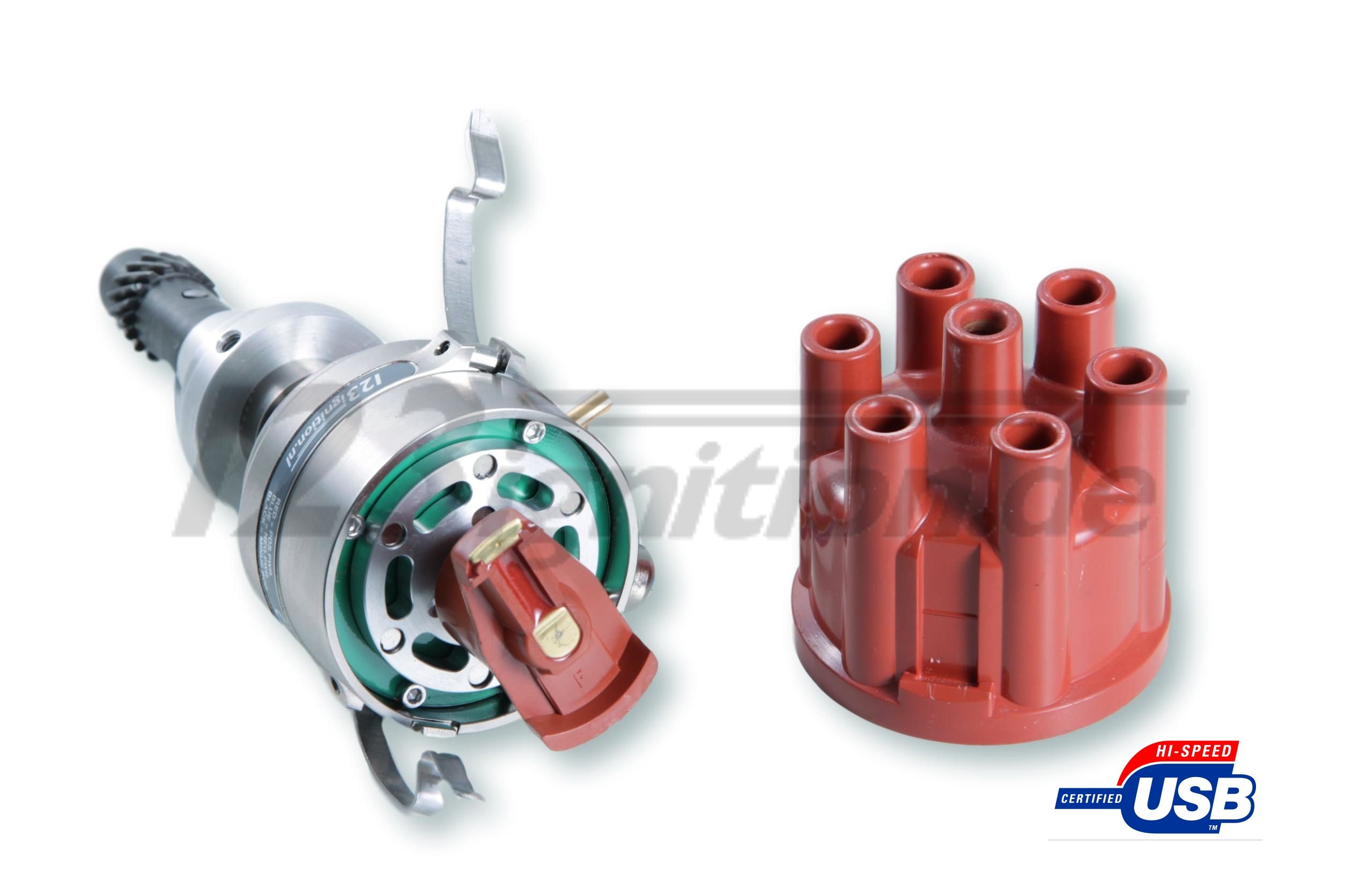 123\TUNE USB Zündverteiler für VW LT Kleintransporter DL Motor offene Verteilerkappe