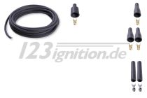 high performance ignition cable set for 2 cylinder engines, 7 mm in black